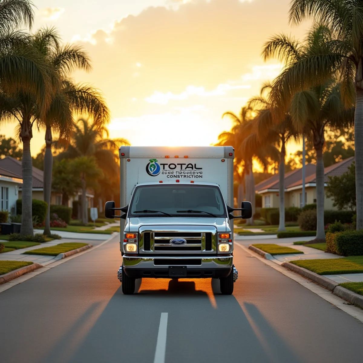 Total Plumbing & Construction service vehicle in Clermont, FL
