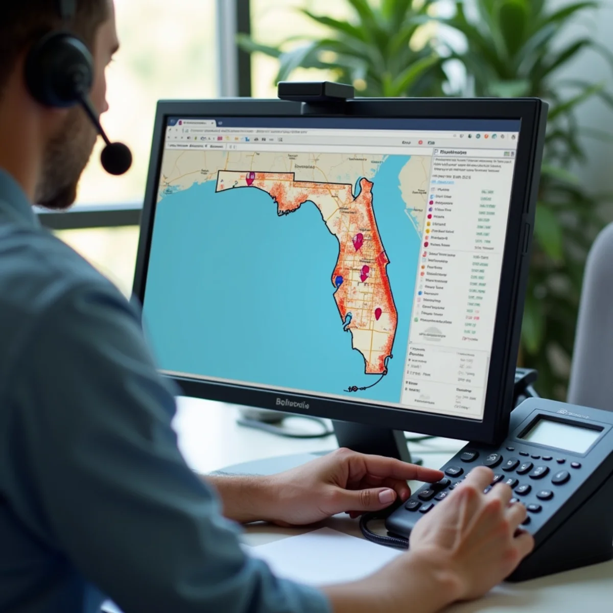 Customer service dispatch coordinator answering 24/7 emergency plumbing calls in Orlando FL