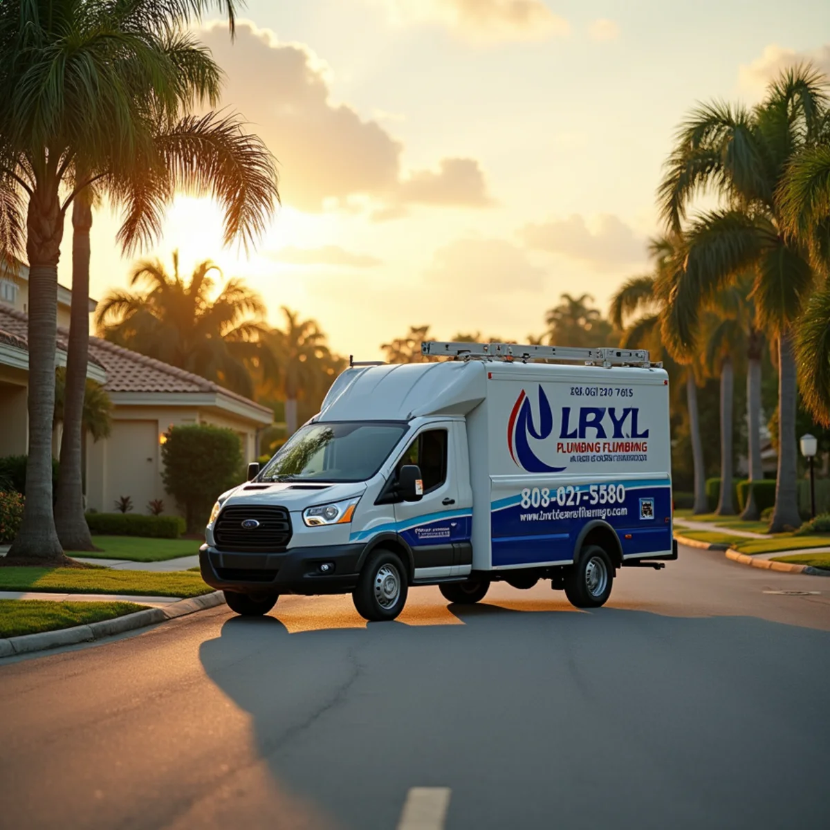Total Plumbing & Construction service vehicle in Dr. Phillips, FL