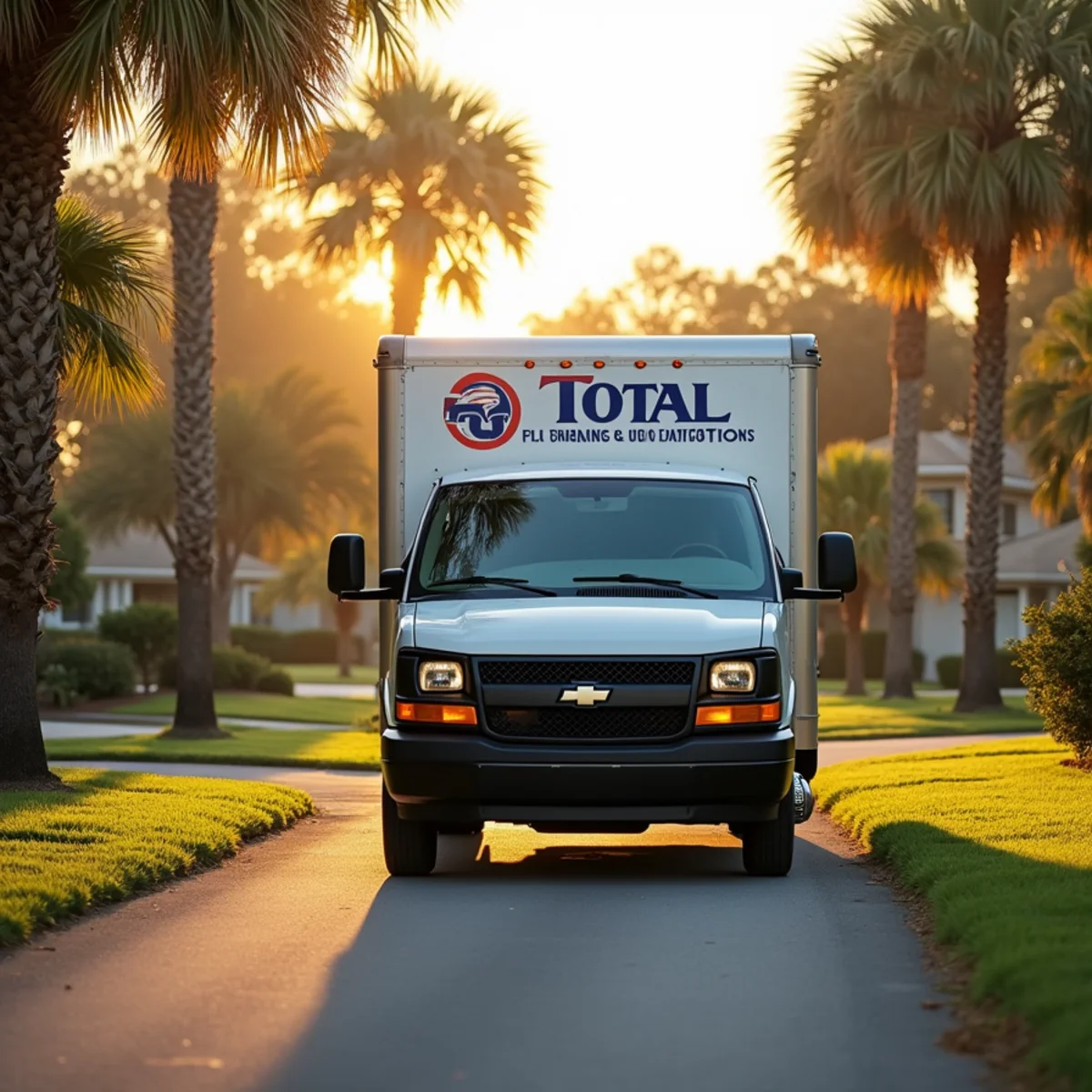 Total Plumbing & Construction service vehicle in Leesburg, FL