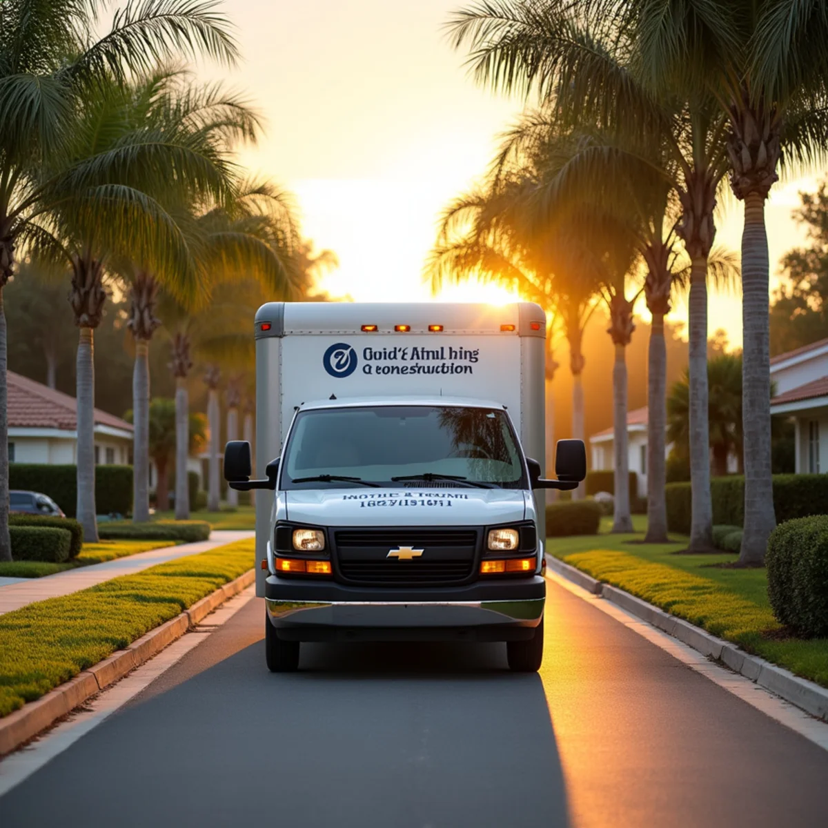 Total Plumbing & Construction service vehicle in Pine Hills, FL
